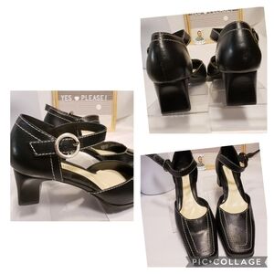 Connie Whisper Blocky Heels Vintage 8M